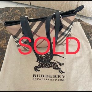 Burberry Super Nova Check Tote